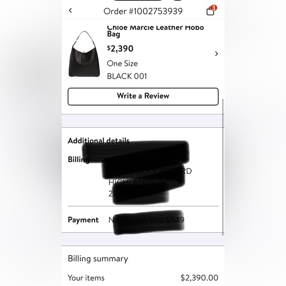 CHLOE NWOT MARCI leather hobo bag - Picture 3 of 14